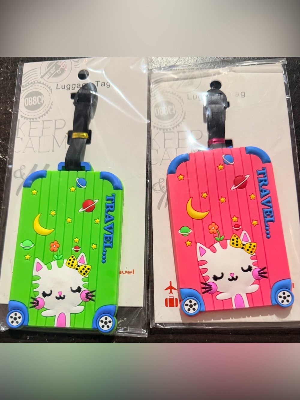 Cute Cat Luggage Tag